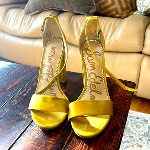Sam Edelman Yaro Satin Heels 7.5